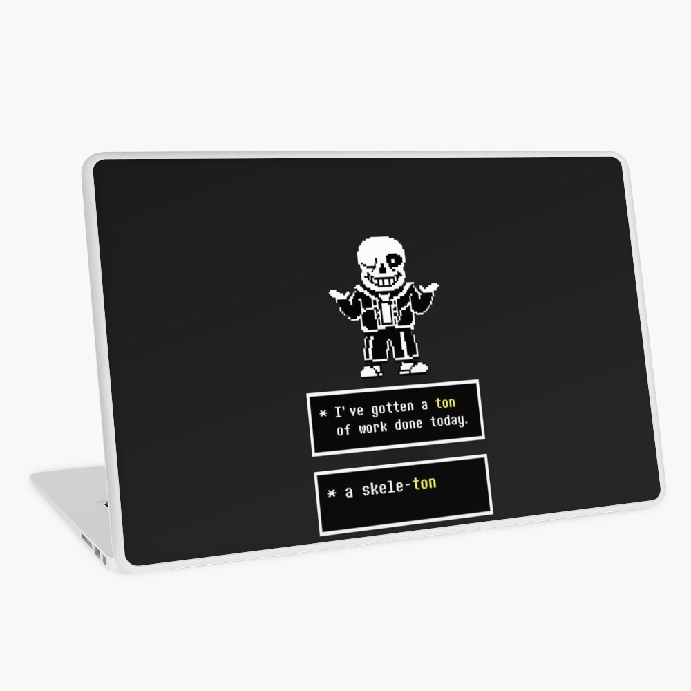 Sans - Undertale - Minecraft Laptop Skin for Sale by kijkopdeklok