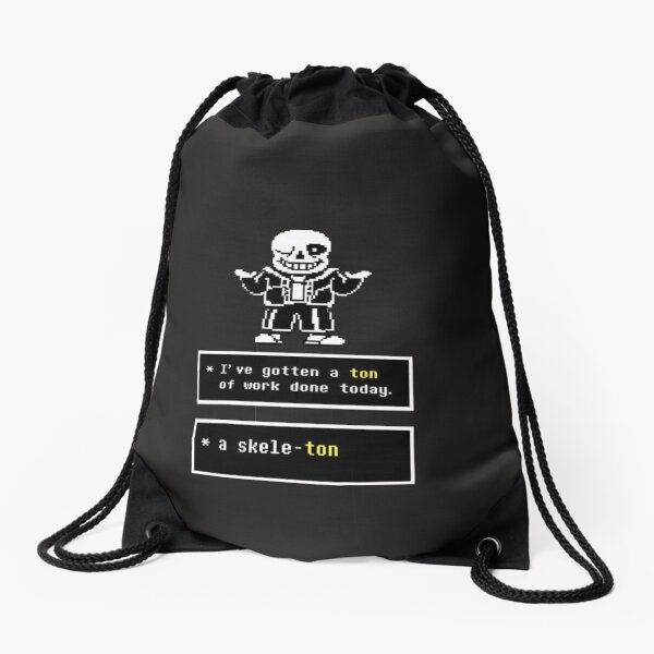 Undertale - Sans Skeleton - Undertale Drawstring Bag