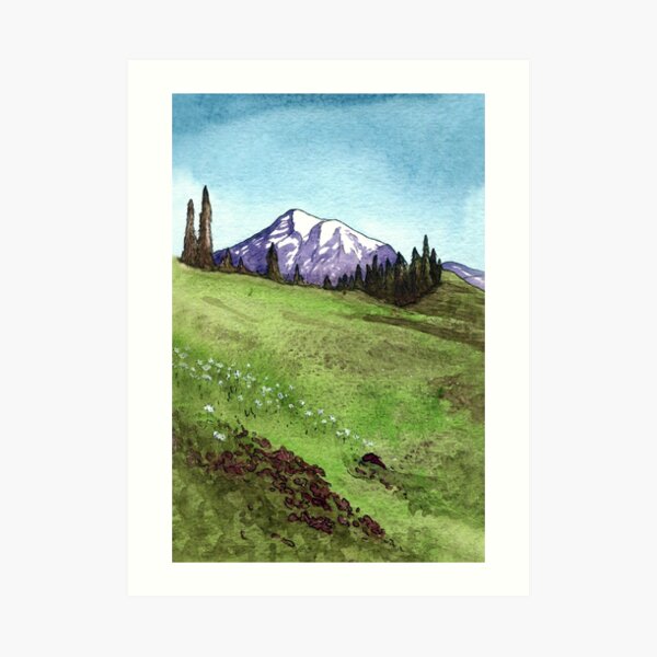 Alpine Meadow Art Print