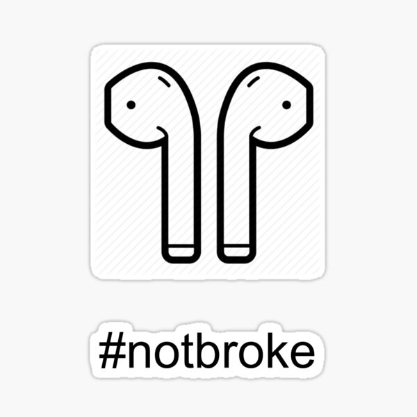 Item preview, airpods notbroke designed and sold by iceender12.