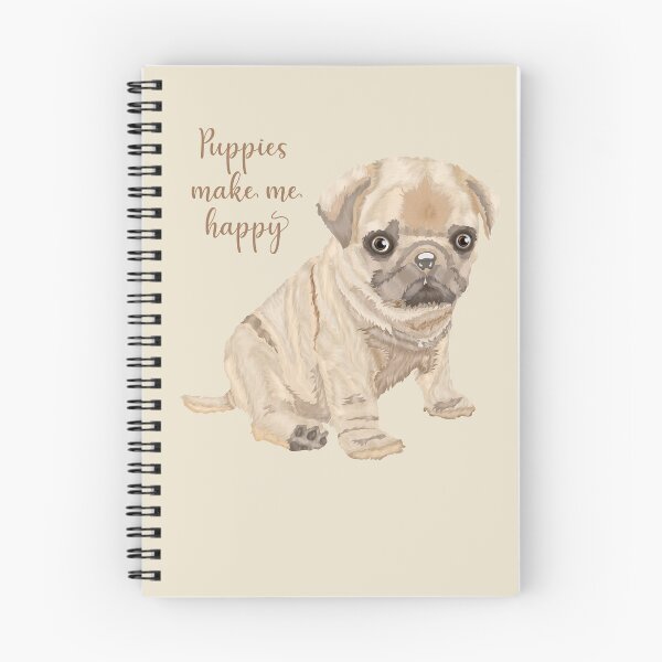 Aperçu de l'œuvre les chiots me rendent heureux créée et vendue par Rodrigodesign.