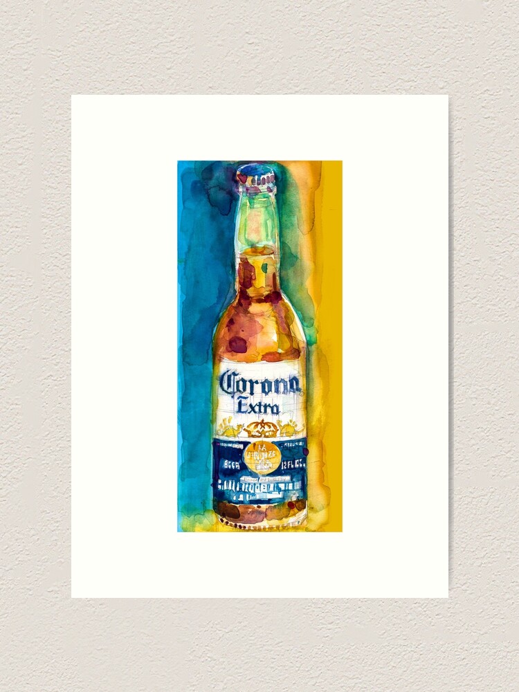 Mexikanisches Extra Bier Kunstdruck Von Dfrdesign Redbubble