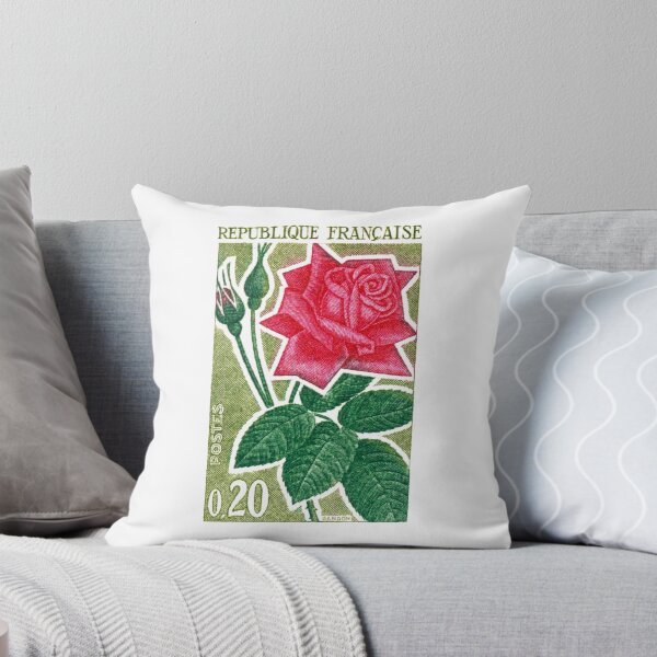 Item preview, 1962 FRANCE Modern Rose Postage Stamp designed and sold by retrographics.
