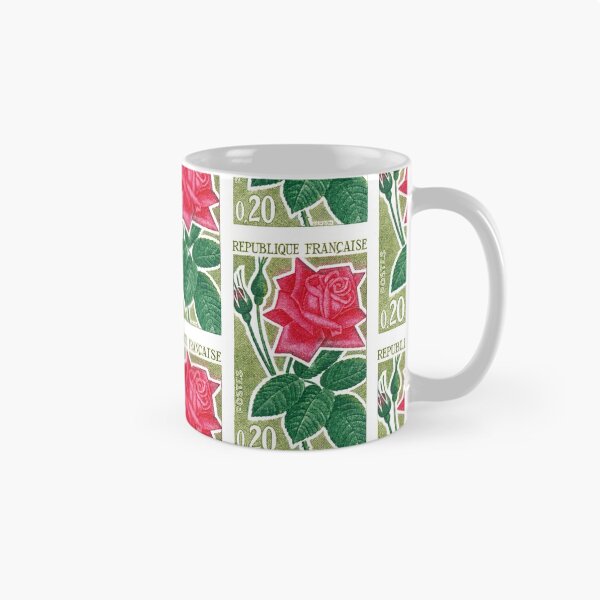 Aperçu de l'œuvre Timbre-poste de la France représentant une rose moderne de 1962 créée et vendue par retrographics.
