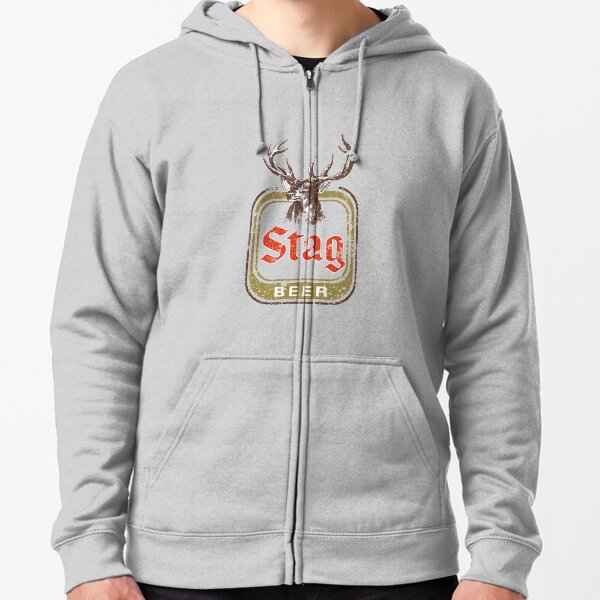 Stag Beer Zipped Hoodie