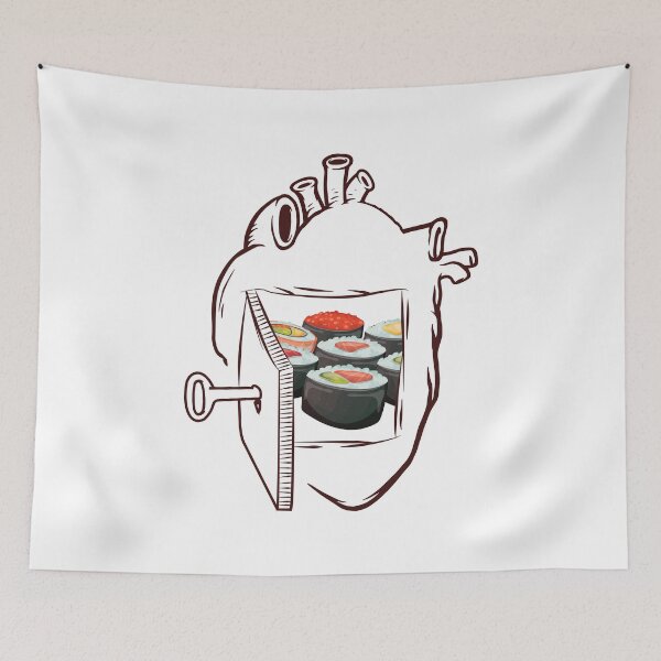 Item preview, Sushi In My Heart designed and sold by foodisthekey.