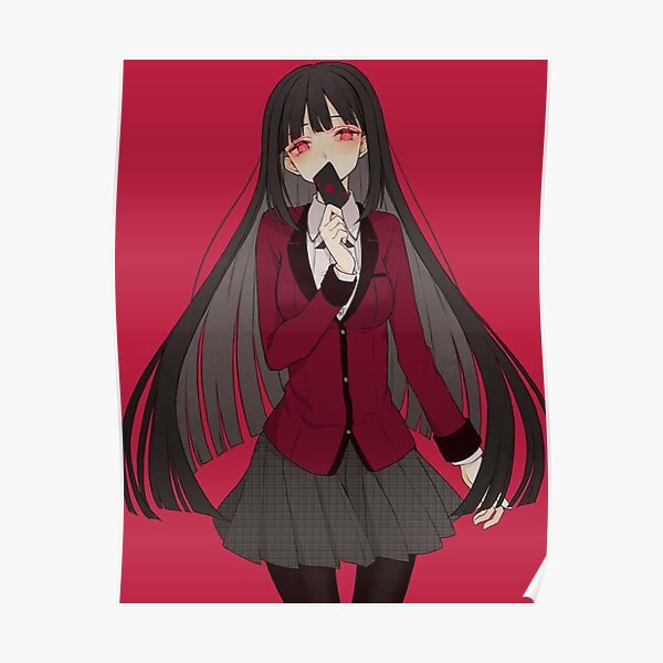 Kakegurui Girl Posters Redbubble