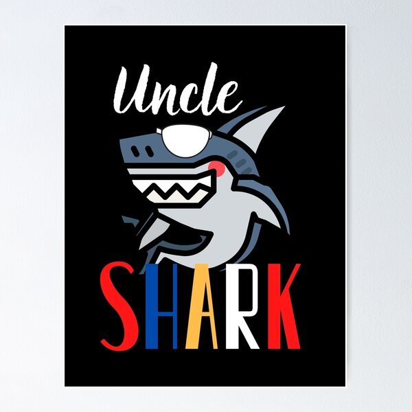 Item preview, Cool Uncle Shark With designed and sold by PX-clothing.