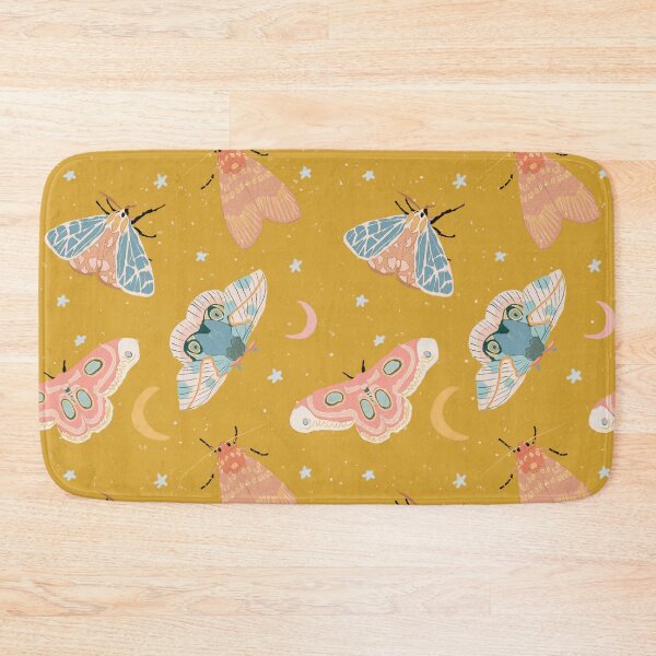 Item preview, Moths & Moons Pattern - Gold designed and sold by hellocando.
