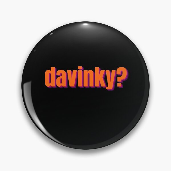 Item preview, Da Vinky? Orange and Pink Trending Meme designed and sold by Jennifer Church.
