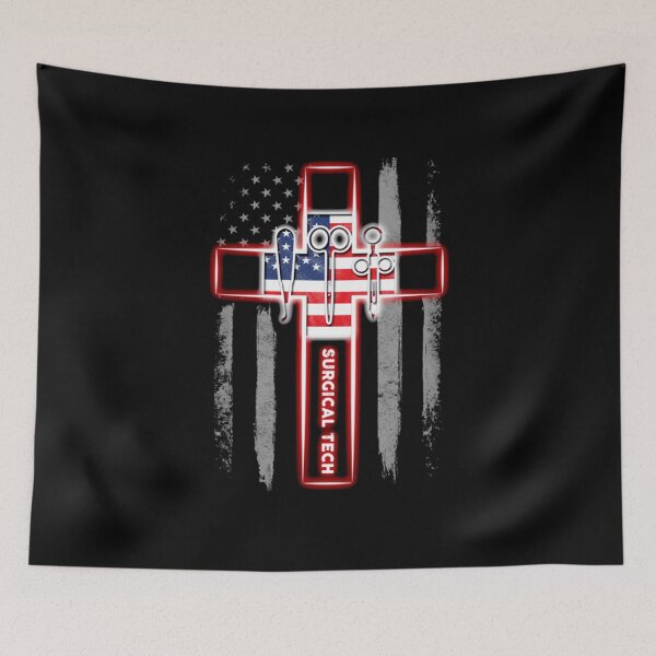 Item preview, Proud USA Surgical Tech Flag designed and sold by Camillepiers.