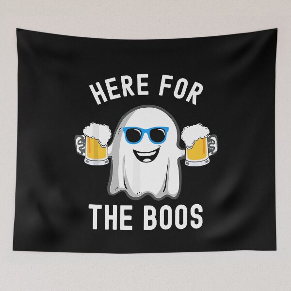 Item preview, Funny Here for the BOOS Halloween  designed and sold by Statement-Teez.