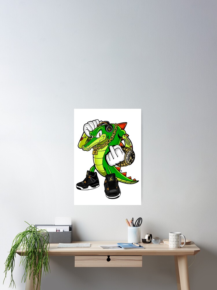 Póster for Sale con la obra «Air Jordan Retro Gator» de
