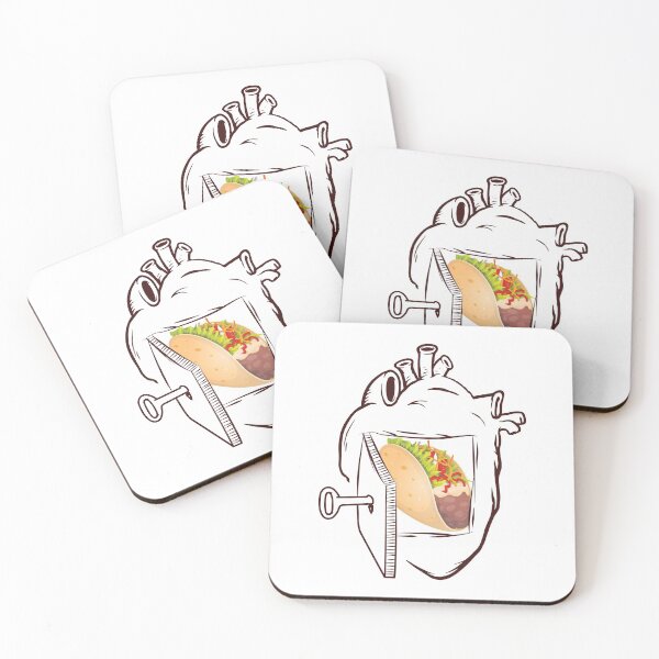 Item preview, Tacos In My Heart designed and sold by foodisthekey.