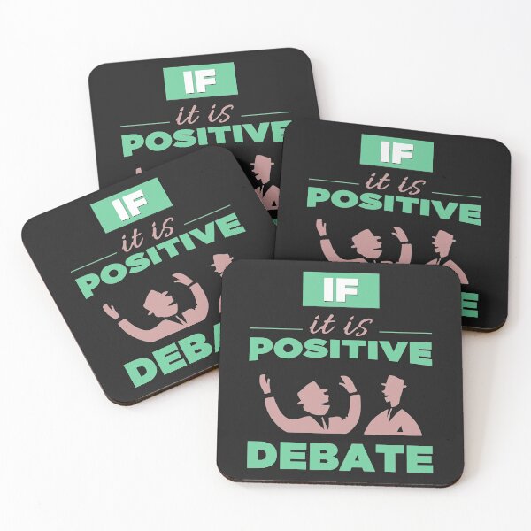 Item preview, If It Is Positive Debate - Cool Two People Debate Positively designed and sold by leo121687.