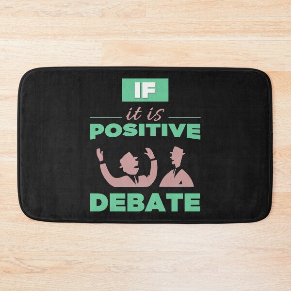 Item preview, If It Is Positive Debate - Cool Two People Debate Positively designed and sold by leo121687.