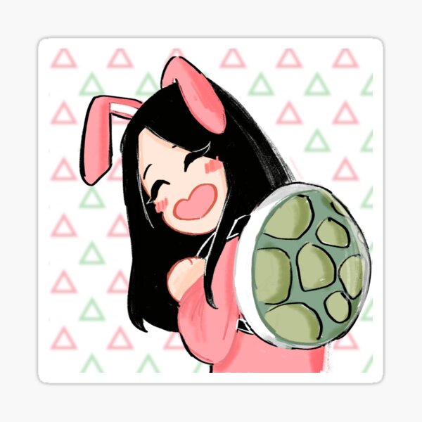 Jisoo Turtle-Rabbit Kim Pegatina
