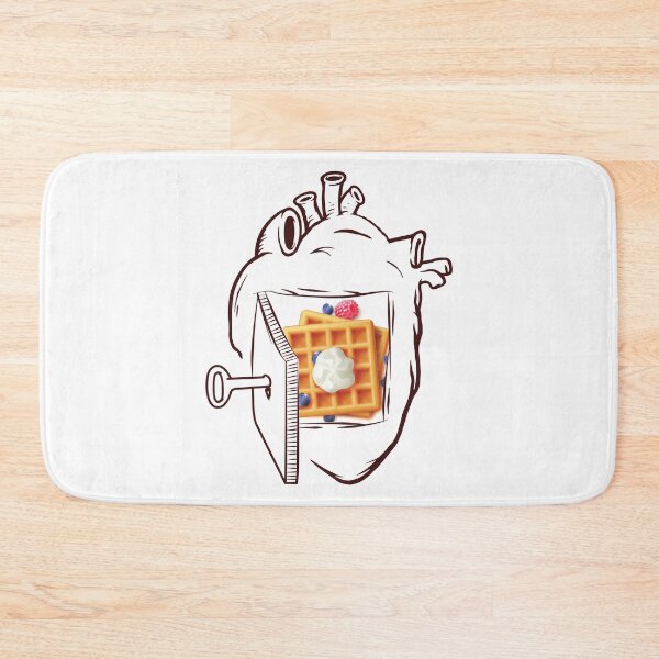 Item preview, Waffles In My Heart designed and sold by foodisthekey.