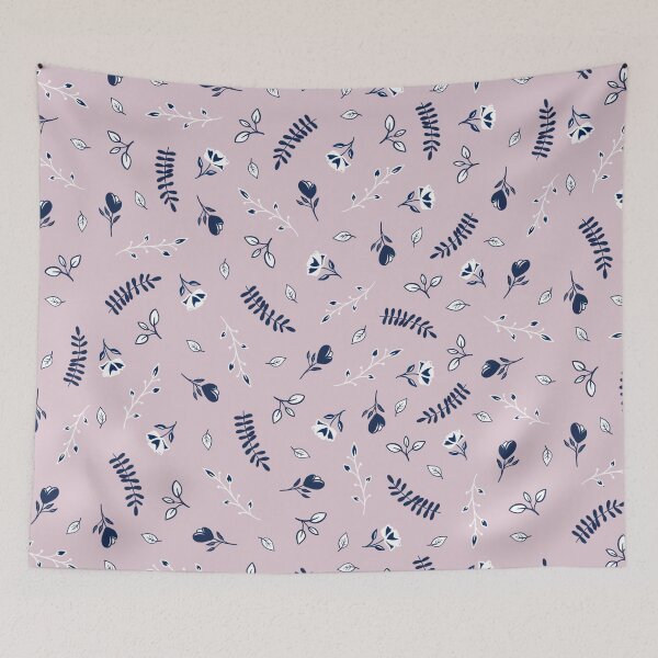 Aperçu de l'œuvre Joli motif floral de griffonnage (rose) créée et vendue par . l i m o n a d e . c r e a t i o n s ..