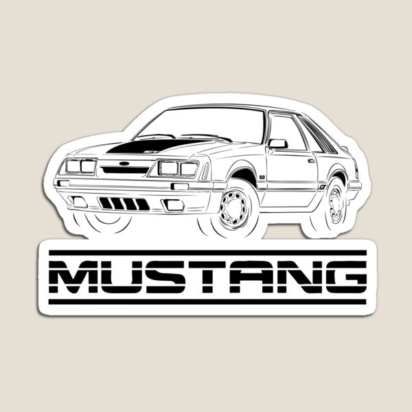 Item preview, 1985-86 Mustang GT with text designed and sold by ADezignz.