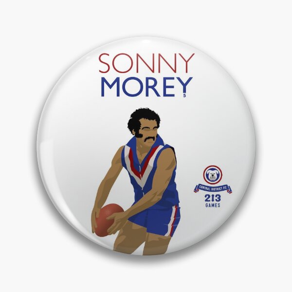 Item preview, Sonny Morey of Central Districts (for white shirts only) designed and sold by Chris Rees.