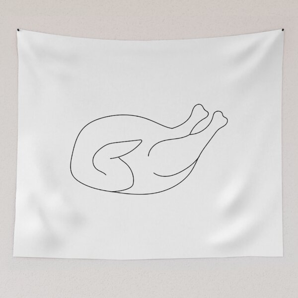 Item preview, Tasty Turkey Outline designed and sold by Line Design.