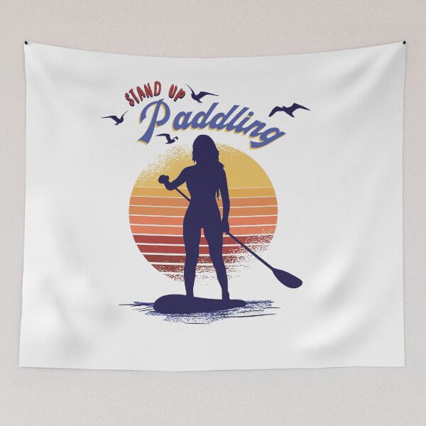 Item preview, Stand Up Paddling Woman SUP designed and sold by Grimbart.
