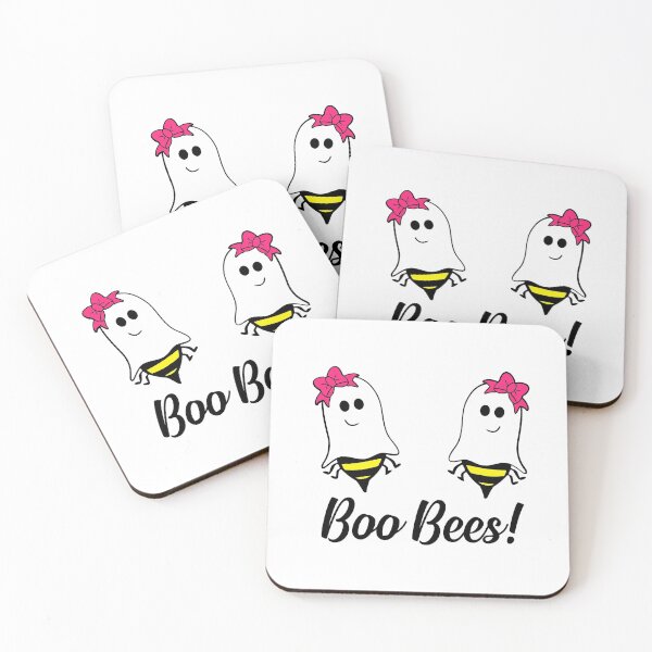 Item preview, BOO BEES! Cute bee's in Ghost costume design designed and sold by BRtisticDesigns.