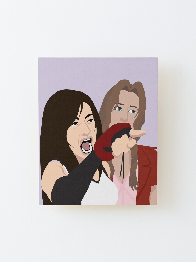 Alternate view of The Real Midgar Housewives Mounted Print
