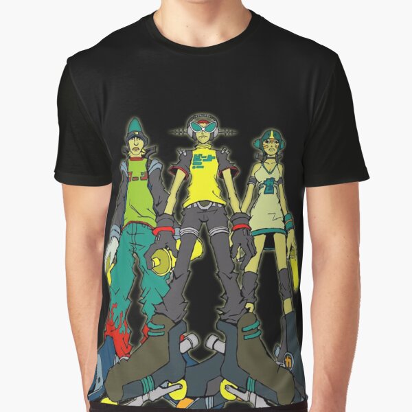 Vista previa del artículo con la obra «Jet Set Radio Future (JSRF) Los GG», diseñado y vendido por everything4eva.