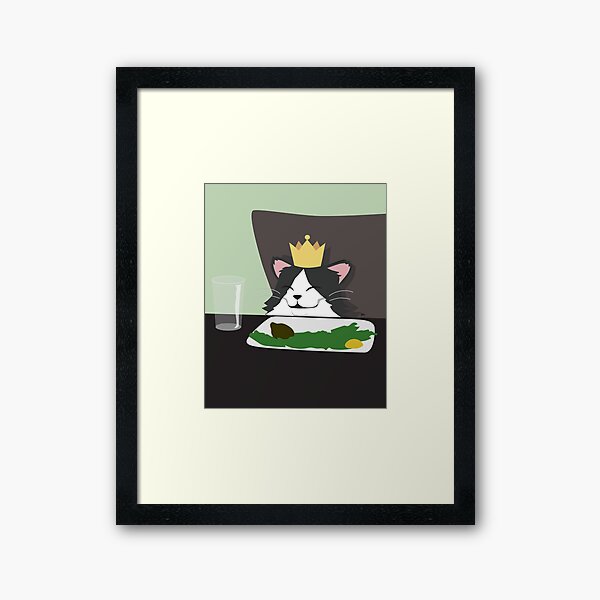 Don't Even Care Framed Art Print