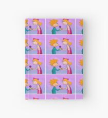 Cuaderno de tapa dura Arnold le da a Helga una flor