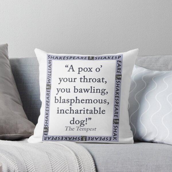 Item preview, A Pox O Your Throat - Shakespeare designed and sold by CrankyOldDude.