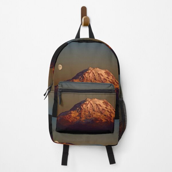 Item preview, The Moon and Mt. Rainier at sunset designed and sold by jtshutterman.