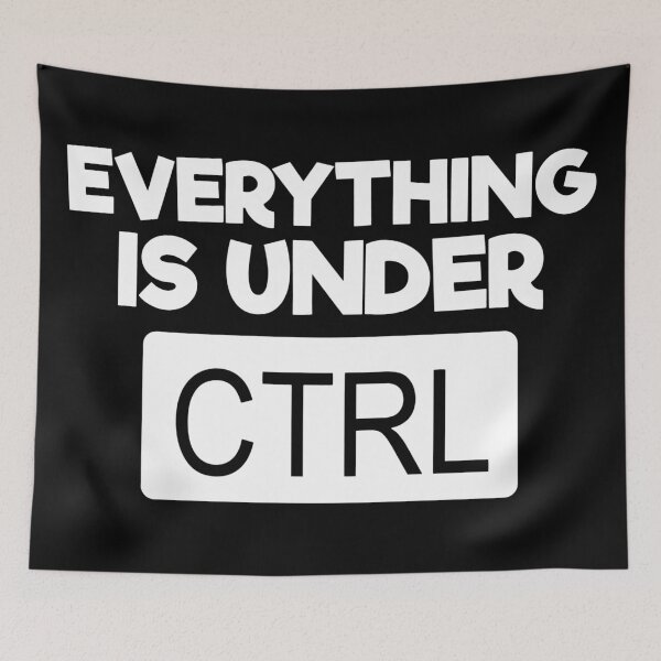 Item preview, Everything is under control in white designed and sold by Astralia.