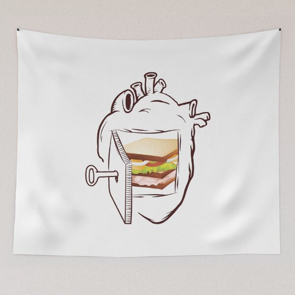 Item preview, White Bread Sandwich designed and sold by foodisthekey.