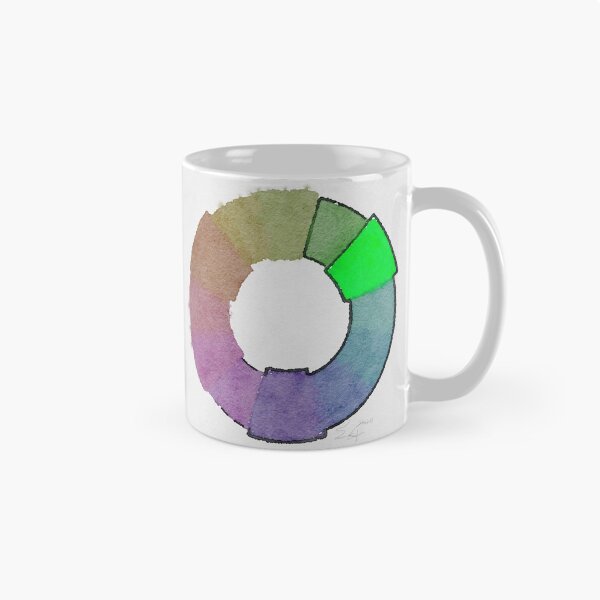 Item preview, Color Wheel Album Cover indie music art designed and sold by Little Shop  of Oddities.