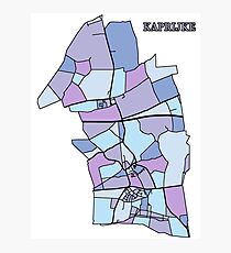 Kaprijke Blauw Pastel Photographic Print