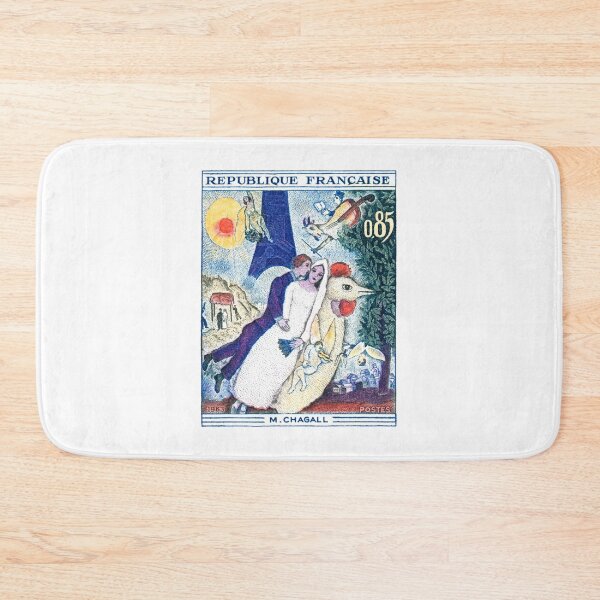 Item preview, 1963 FRANCE The Bride and Groom At The Eiffel Tower Stamp designed and sold by retrographics.