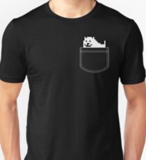 Undertale Dog Pocket Tee Slim Fit T-Shirt