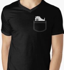 Undertale Dog Pocket Tee Men's V-Neck T-Shirt