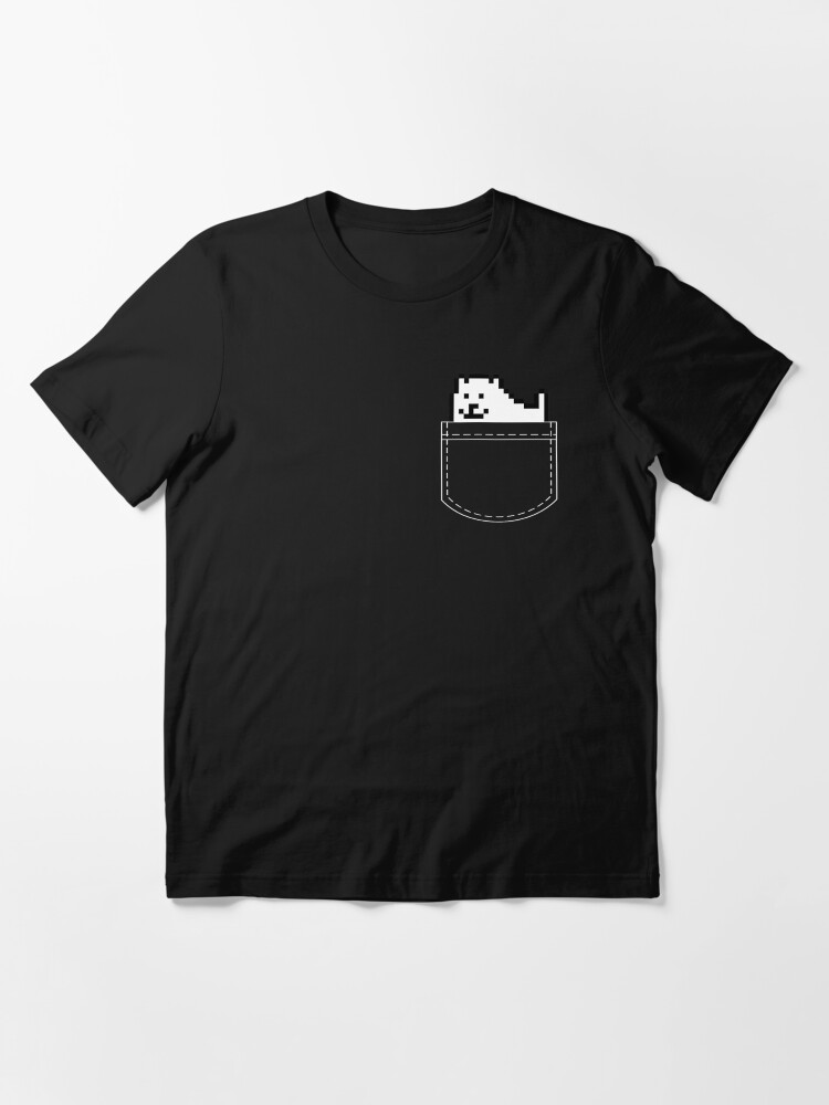 Alternate view of Undertale Dog Pocket Tee Essential T-Shirt