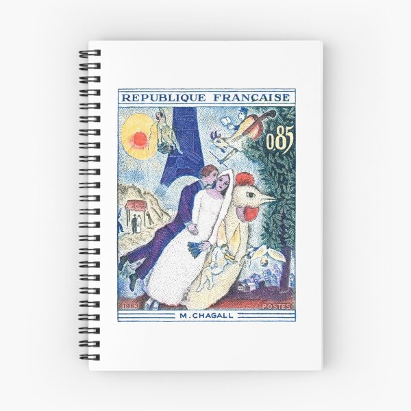 Item preview, 1963 FRANCE The Bride and Groom At The Eiffel Tower Stamp designed and sold by retrographics.