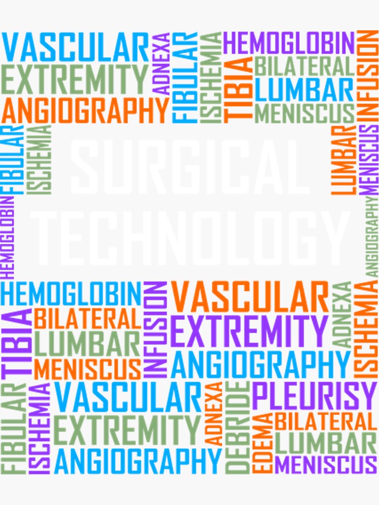 surgical-technology-words-surgical-technology-sticker-by-camillepiers