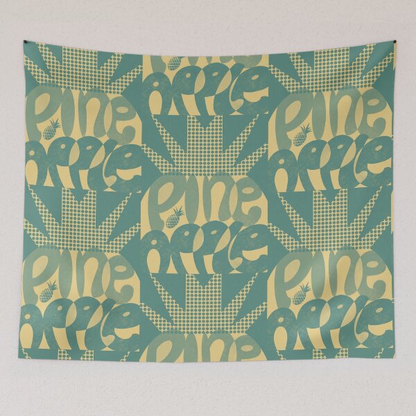 Item preview, Greeny Tropical Pineapple designed and sold by thewishdesigns.
