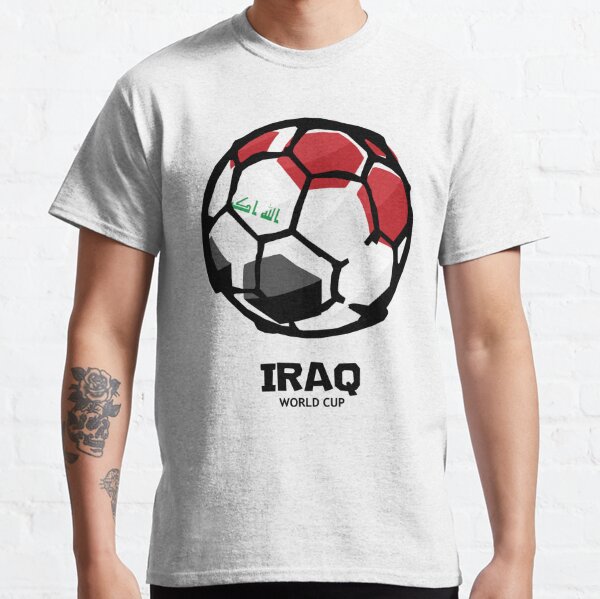 Iraq Sports/Soccer Jersey Tee Flag Football T-Shirt