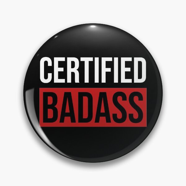 Item preview, Certified Badass | Fitness | Red designed and sold by Mini Tofu Shop.