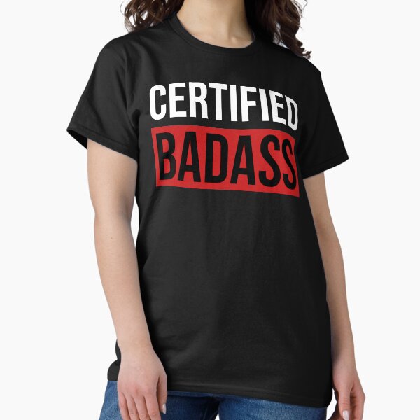 Item preview, Certified Badass | Fitness | Red designed and sold by Mini Tofu Shop.