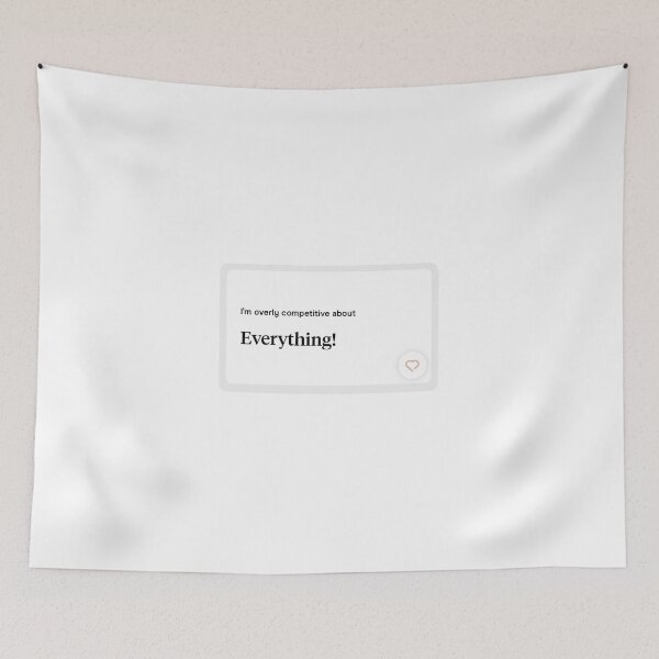 Item preview, hinge dating app, overly competitive designed and sold by jeannettemrtnz.