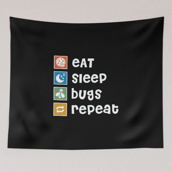 Item preview, Bugs. Eat. Sleep. Repeat designed and sold by orlumbuspirate.